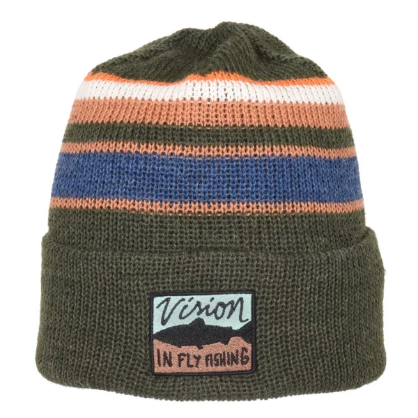 VISION STRIPE BEANIE merinovillapipo