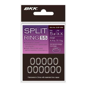 BKK Split Ring-55 ovaali uistinrengas