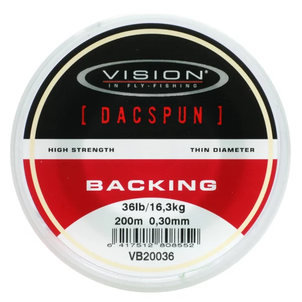 Vision Dacspun Backing Line pohjasiima 36lb / 16,3kg