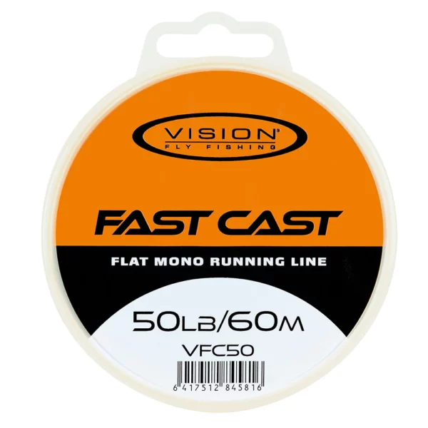 Vision Fast Cast Flat Mono Running Line juoksusiima 50lb / 22,7kg - 60m