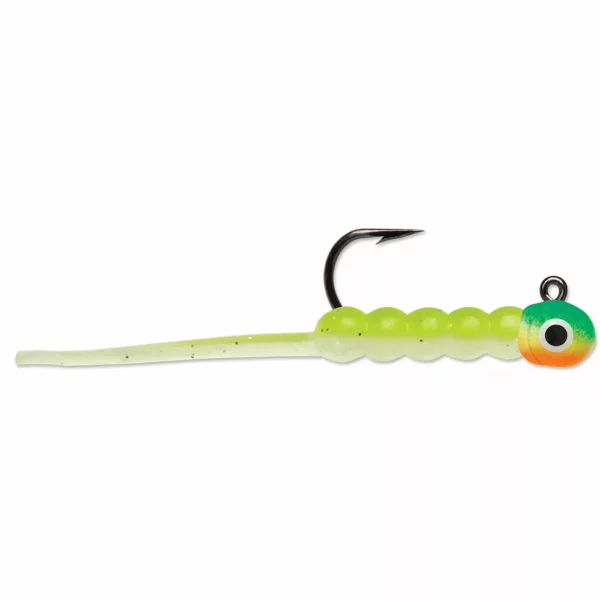 VMC WAX TAIL JIG jigi Green Orange Glow