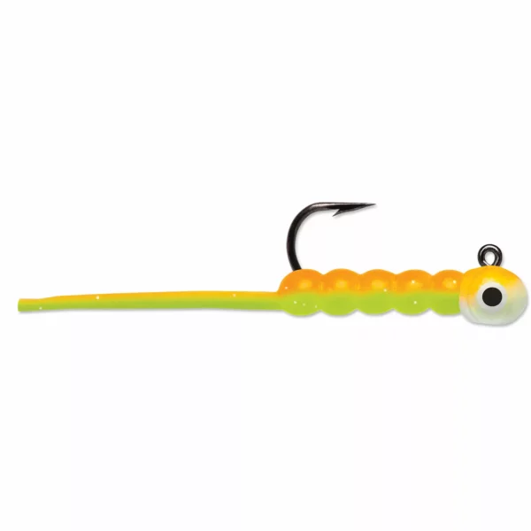 VMC Wax Tail Jig jigi Orange Chartreuse Glow