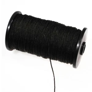 Wiggler Black Nylon Twine kalastajanlanka