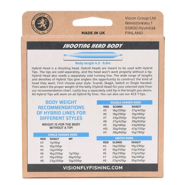 Vision Hybrid Shooting Head body perhosiima